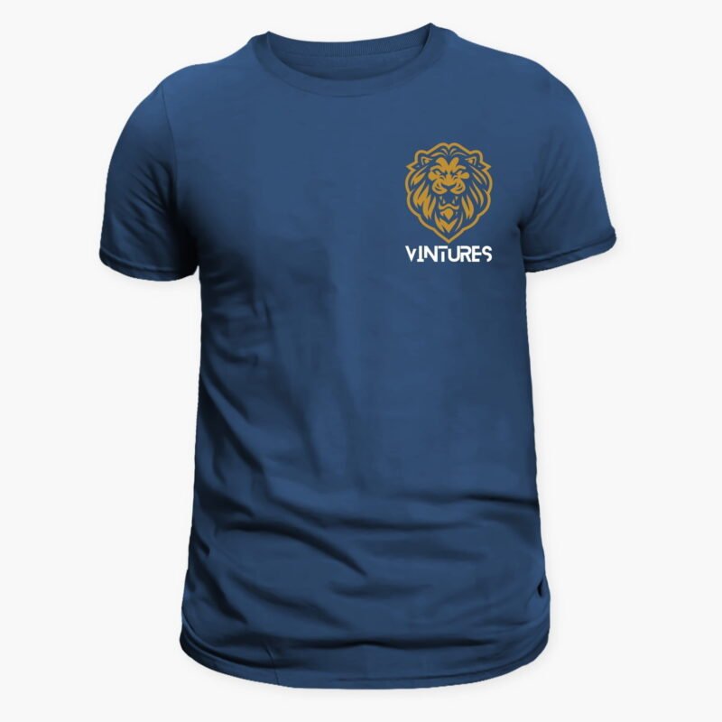 Pocket Logo Printed Navy Tshirt