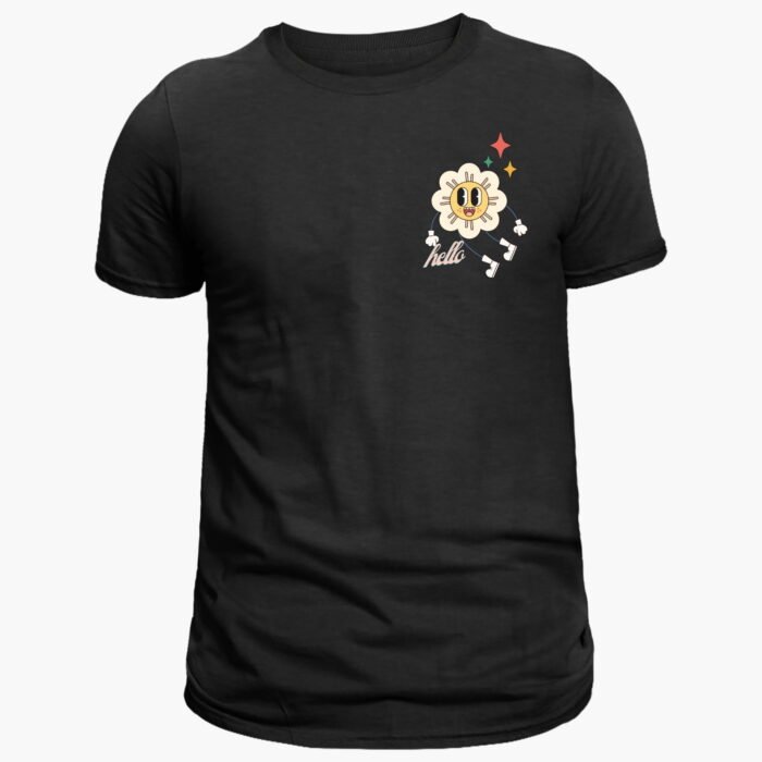 Hello Sunshine Black T-shirt
