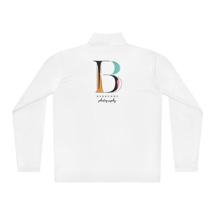 Unisex Quarter-Zip Logo Pullover - Image 3
