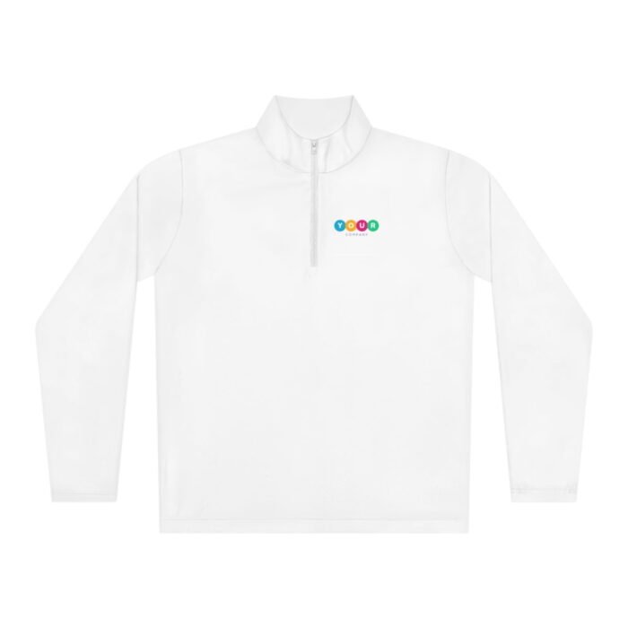 Unisex Quarter-Zip Logo Pullover