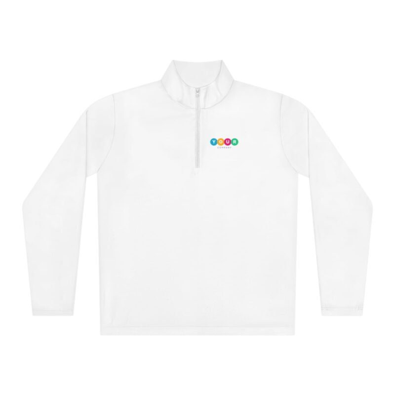 Unisex Quarter-Zip Logo Pullover