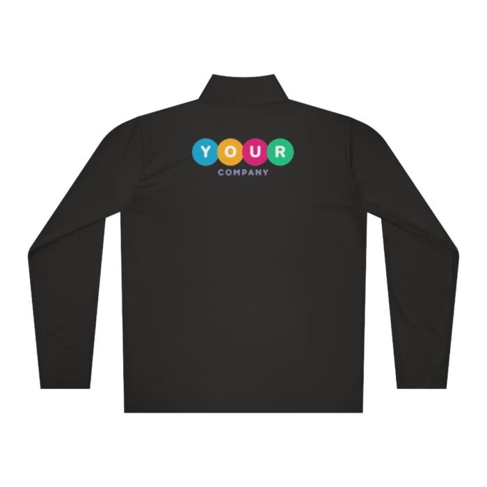 Unisex Quarter-Zip Logo Pullover - Image 7