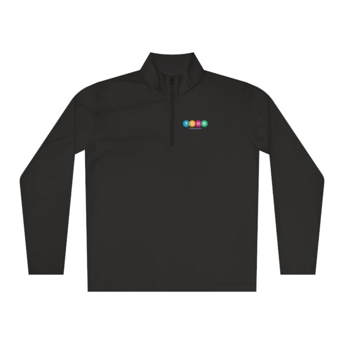 Unisex Quarter-Zip Logo Pullover - Image 6