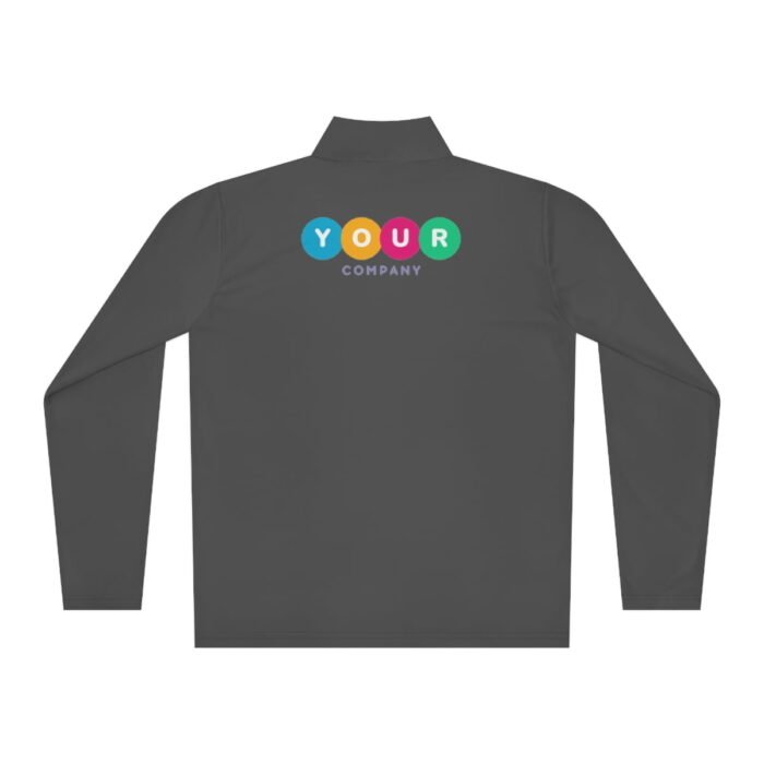 Unisex Quarter-Zip Logo Pullover - Image 10