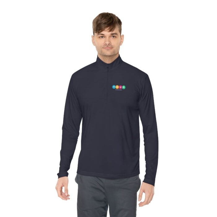 Unisex Quarter-Zip Logo Pullover - Image 12
