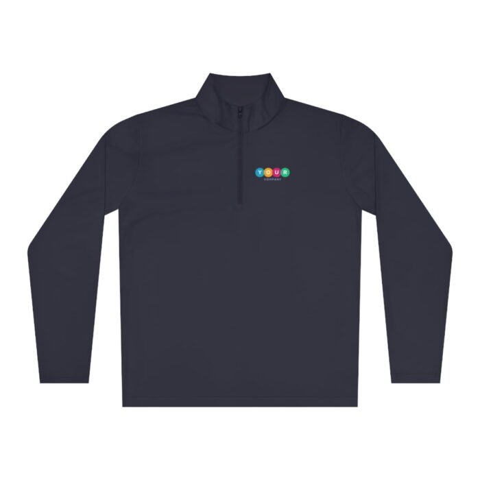 Unisex Quarter-Zip Logo Pullover - Image 11