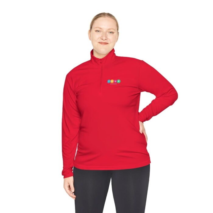 Unisex Quarter-Zip Logo Pullover - Image 13