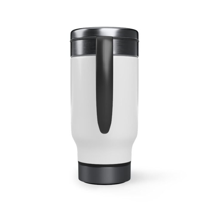 Logo Stainless Steel Travel Mug with Handle, 14oz - Image 2