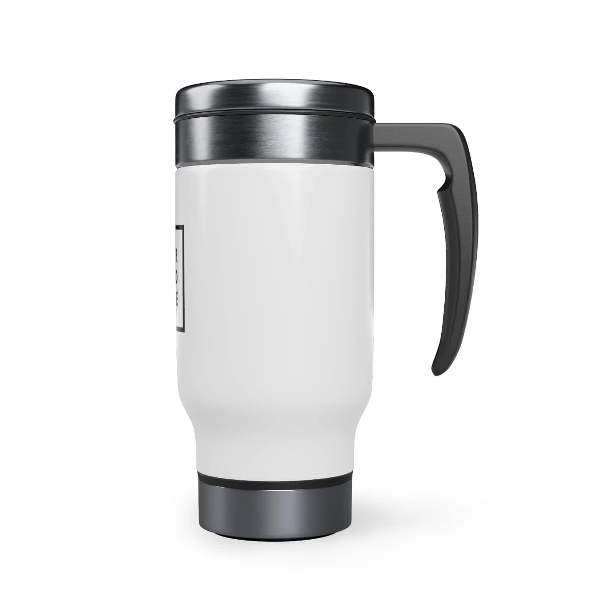 Logo Stainless Steel Travel Mug with Handle, 14oz - Image 4