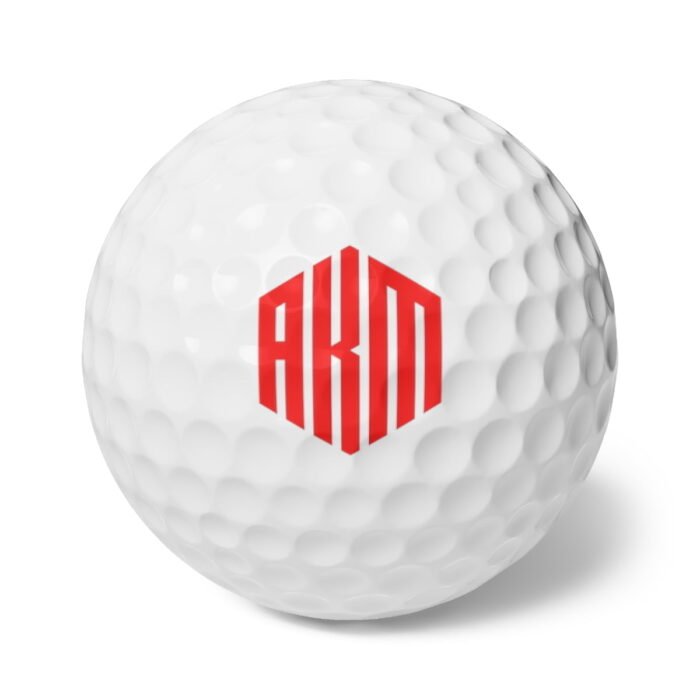 Monogrammed Golf Balls, 6pcs