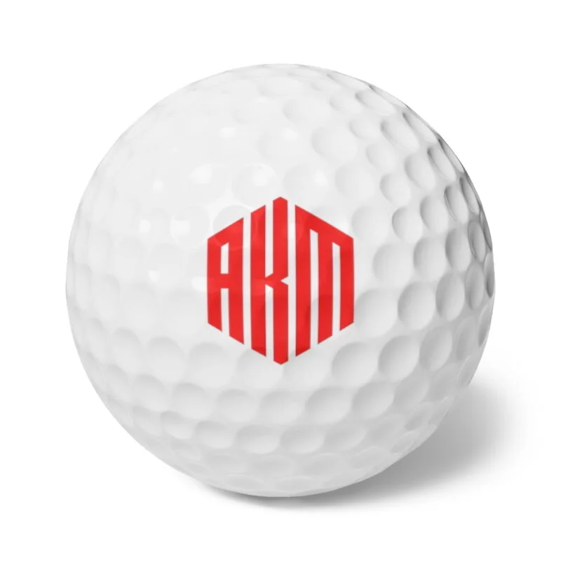 Monogrammed Golf Balls, 6pcs